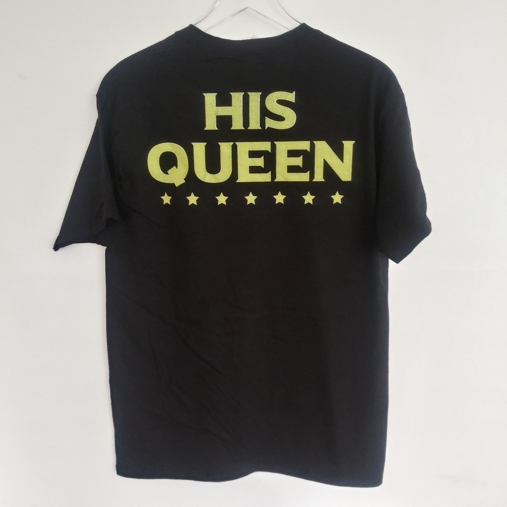"His Queen" Tee Sz L NWT - Picture 6 of 6